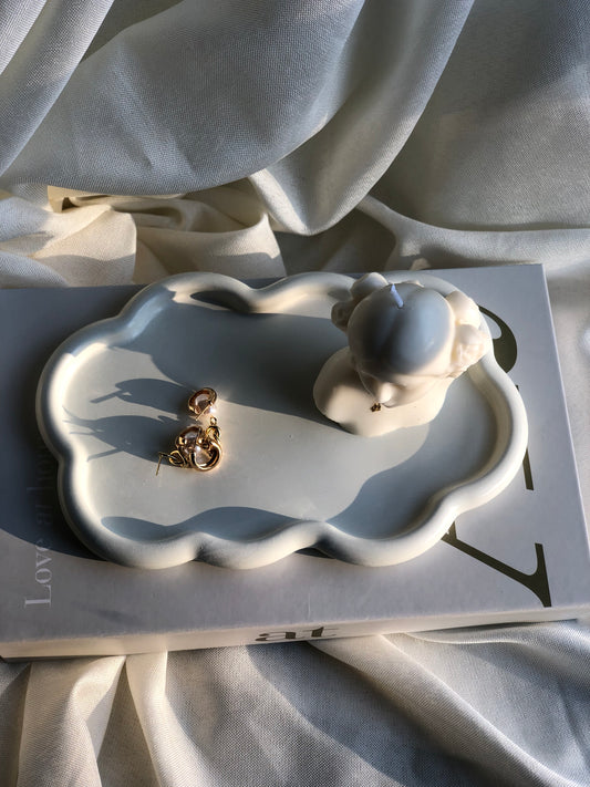 Cloud-Inspired Decorative Tray