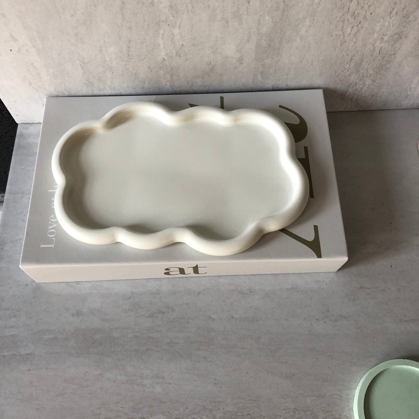 Cloud-Inspired Decorative Tray